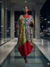 Arike Adire With Aso Oke Boubou