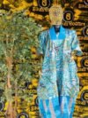 Arike Sequined Ankara Boubou With Aso Oke - Image 2