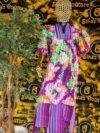 Abeke Sequined Ankara Boubou With Aso Oke - Image 5