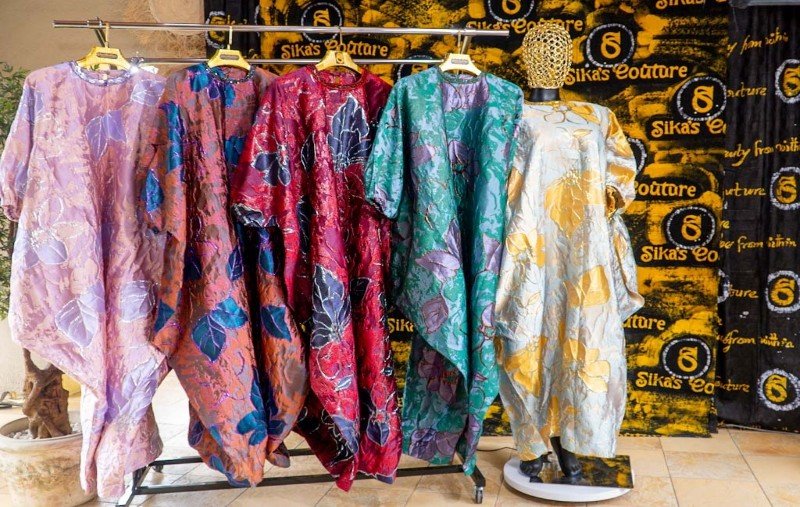 Mosunmola Brocade Boubou With Beaded Neck - Image 2