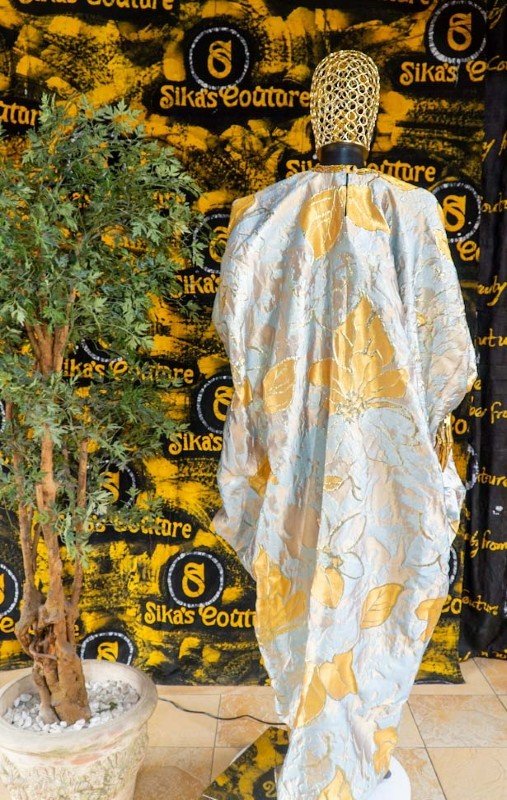 Mosunmola Brocade Boubou With Beaded Neck - Image 7
