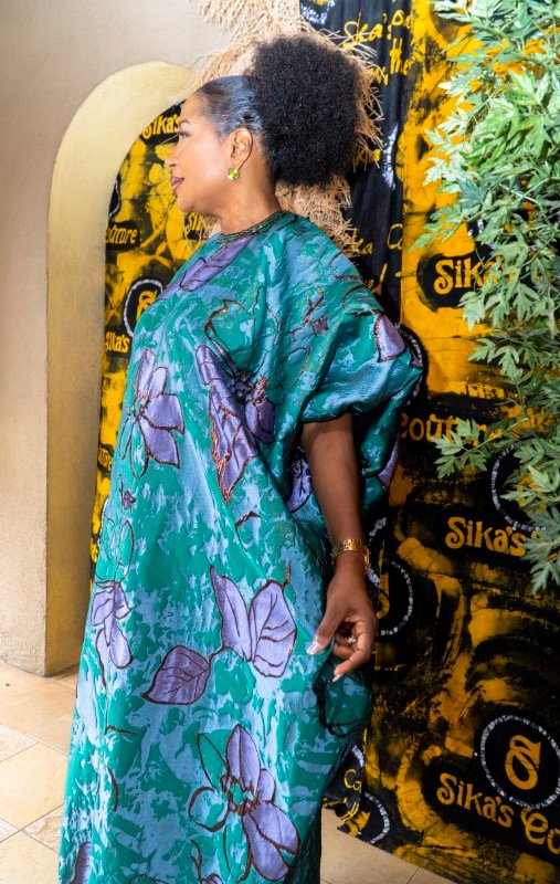 Mosunmola Brocade Boubou With Beaded Neck - Image 8