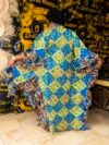 Ayoka Olomoge Ankara Sequined Agbada Dress - Image 2