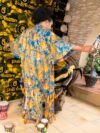 Duduke Sequined Ankara Kimono With Tassels - Image 7