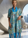 Arike Sequined Ankara Boubou With Aso Oke