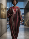 Ololade Boubou With Stoned Embroidery Neck