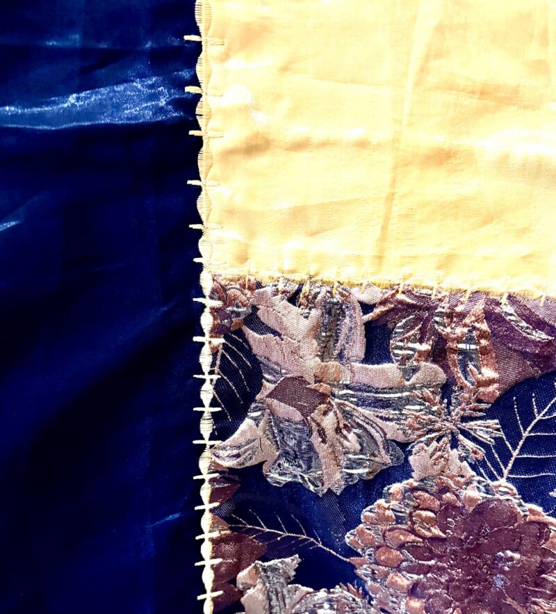 Omoyeni 1 Mikado Boubou With  Patchwork - Image 19