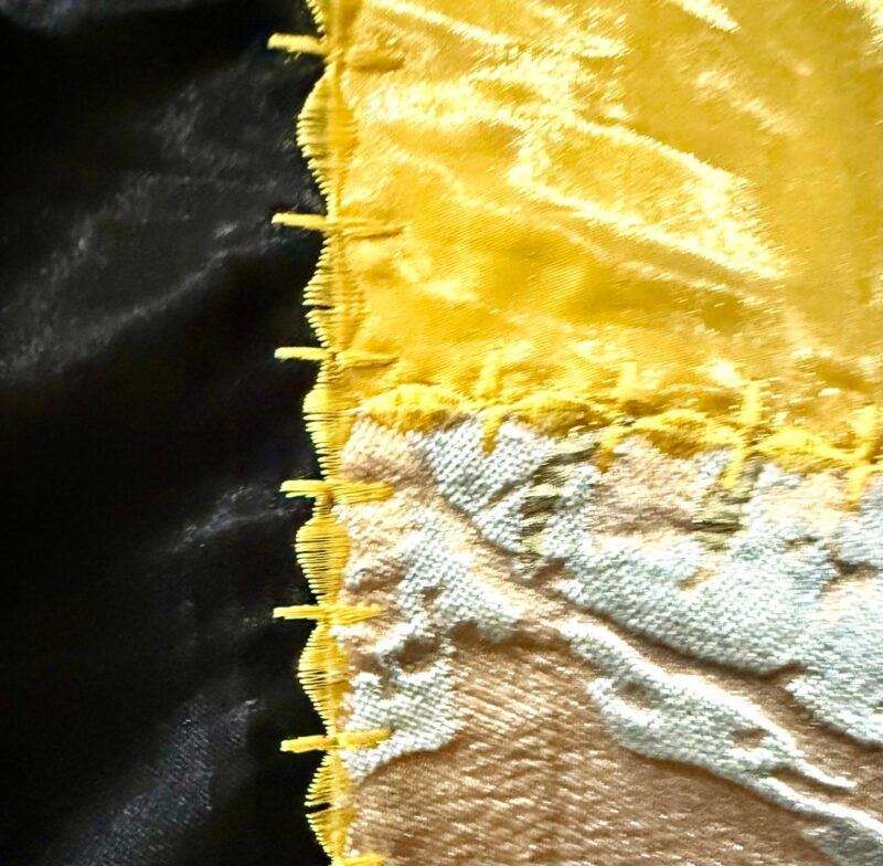Omoyeni 1 Mikado Boubou With  Patchwork - Image 17