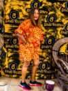 Ayowole Mixed Colour Ankara Top And Short Pants - Image 13