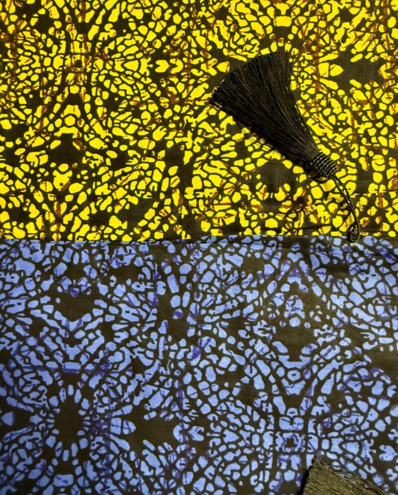 Ajibike Ankara Short Dress With Tassels - Image 7