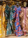 Ajoke Brocade Boubou With Aso Oke and Ruffled Sleeves - Image 2