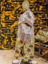 Aduke Boubou Ankara with Aso Oke - Image 3