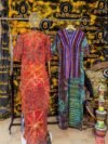 Abefe Adire Kaftan With Ribbon Neck - Image 5