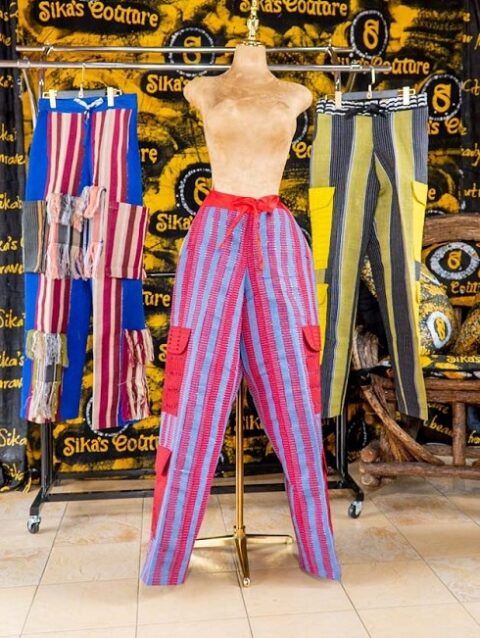 Ashake Aso Oke Pant - Size 12