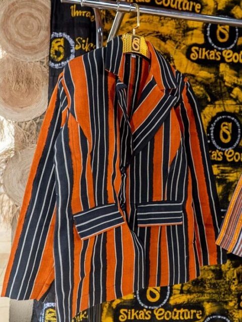 Ashake Aso Oke Jacket - Size 14 - 16