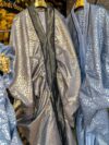 Oluwakemi Brocade Kaftan With Aso Oke Down Centre