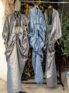 Oluwakemi Brocade With Aso Oke Neck Only With Folds - Image 5