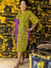 Ajibike Ankara Short Dress With Tassels