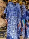 Tola Adire Short Boubou With Aso Oke Pocket And Tassels - Image 5