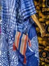Tola Adire Short Boubou With Aso Oke Pocket And Tassels - Image 6