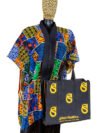 Shade Ankara Dress With Tassels
