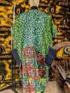 Alake Short Ankara Gown With Aso Oke Pocket - Image 2