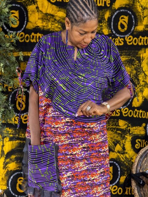 Adaora Adire Dress