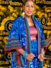 Tolu Ankara Kimono With Aso Oke Pant Set - Image 2