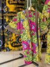 Aweni Stoned Ankara Short Kimono - Image 2