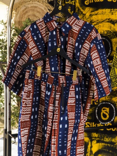 Abiola Ankara Male Shirts and Shorts