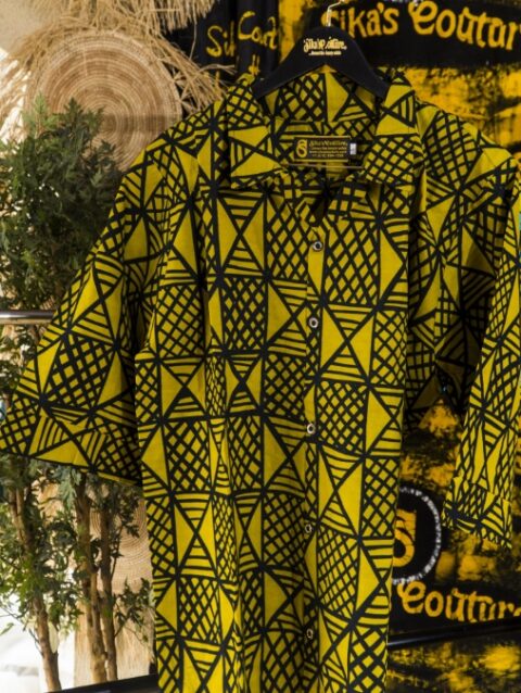 Olufemi Ankara Male Shirts and Long Pants
