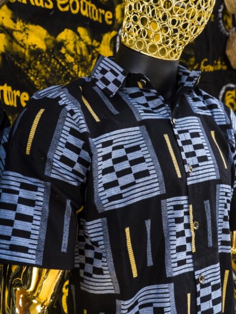 Bamidele	 Ankara Male Shirts and Shorts