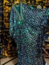 Jamila Sequined Kaftan With Aso Oke - Image 9
