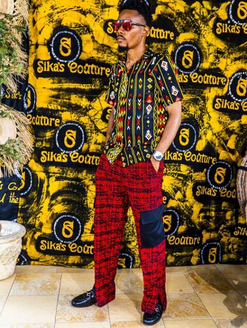 Adebanjo Ankara Male Shirts and Long Pants