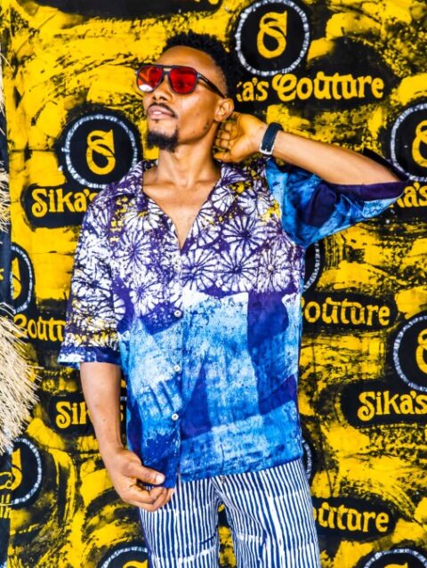 Olufemi Adire Male Shirt and Long Pants