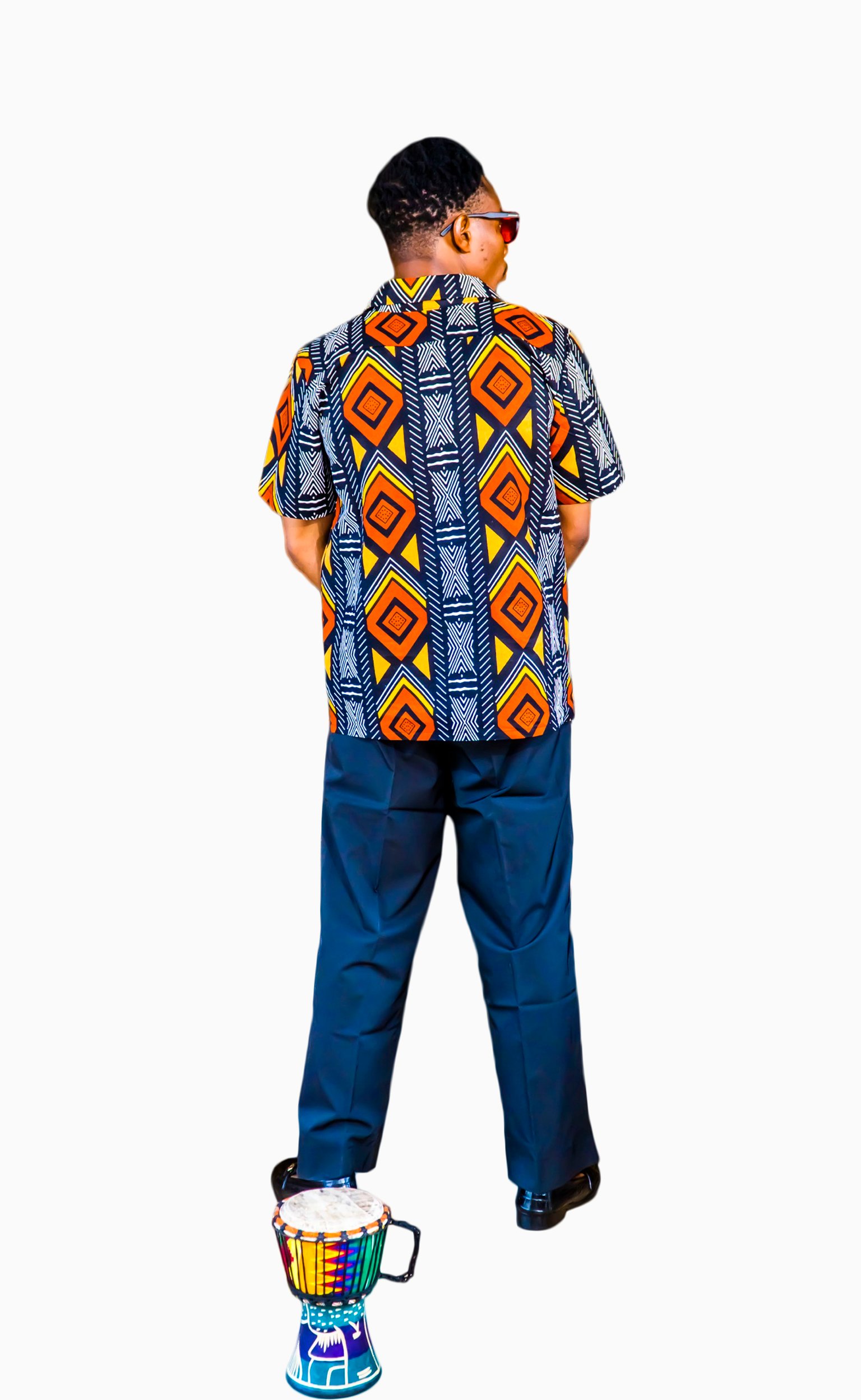 Ayodele Ankara Male Shirts Only - Image 2