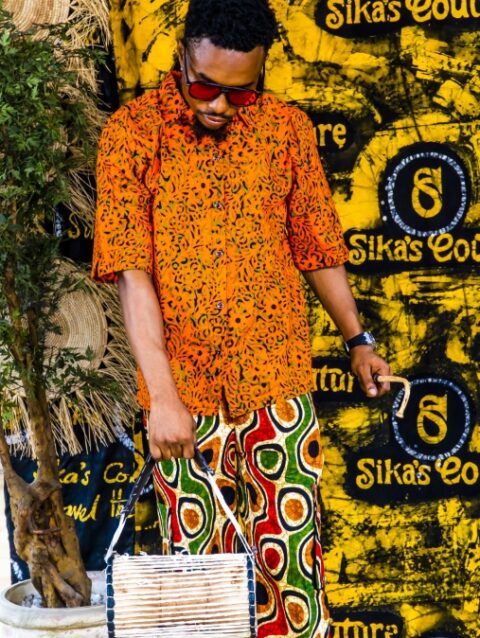 Olamide Ankara Male Shirts and Long Pants