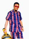 Abiola Ankara Male Shirts and Shorts