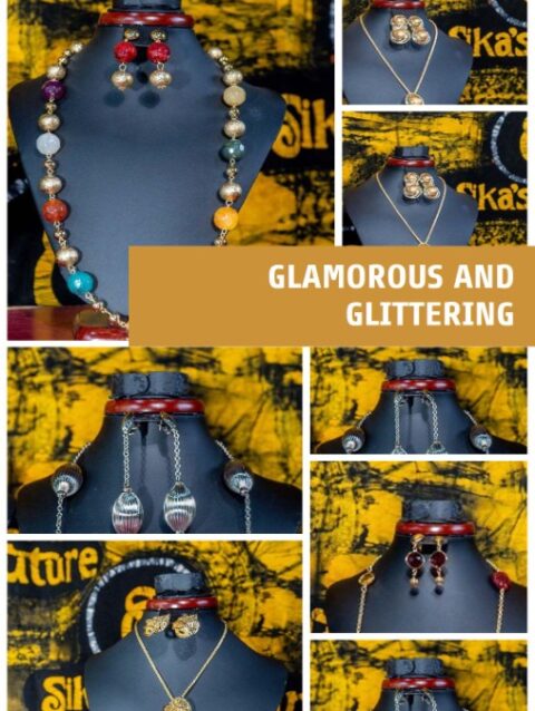 Jewellery ( long chains with ear rings only)
